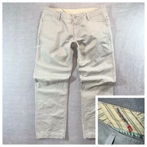 DIESEL Khaki Combat Canvas Trousers Men 36x30‎ Beige Workwear Tactical Straight